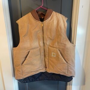 Carhartt Tan Quilted Vest